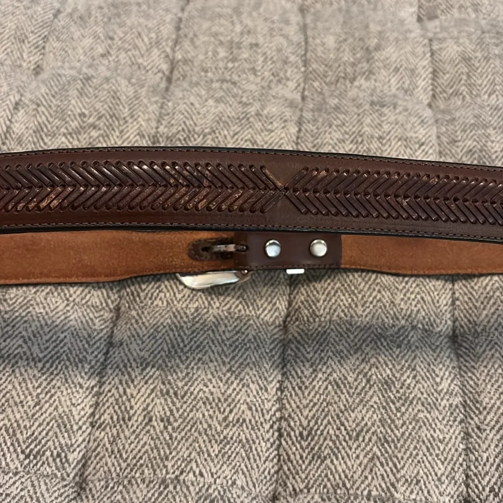 Nocona genuine leather belt size 40